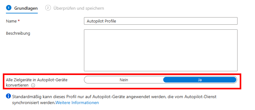 Deployment-Profile